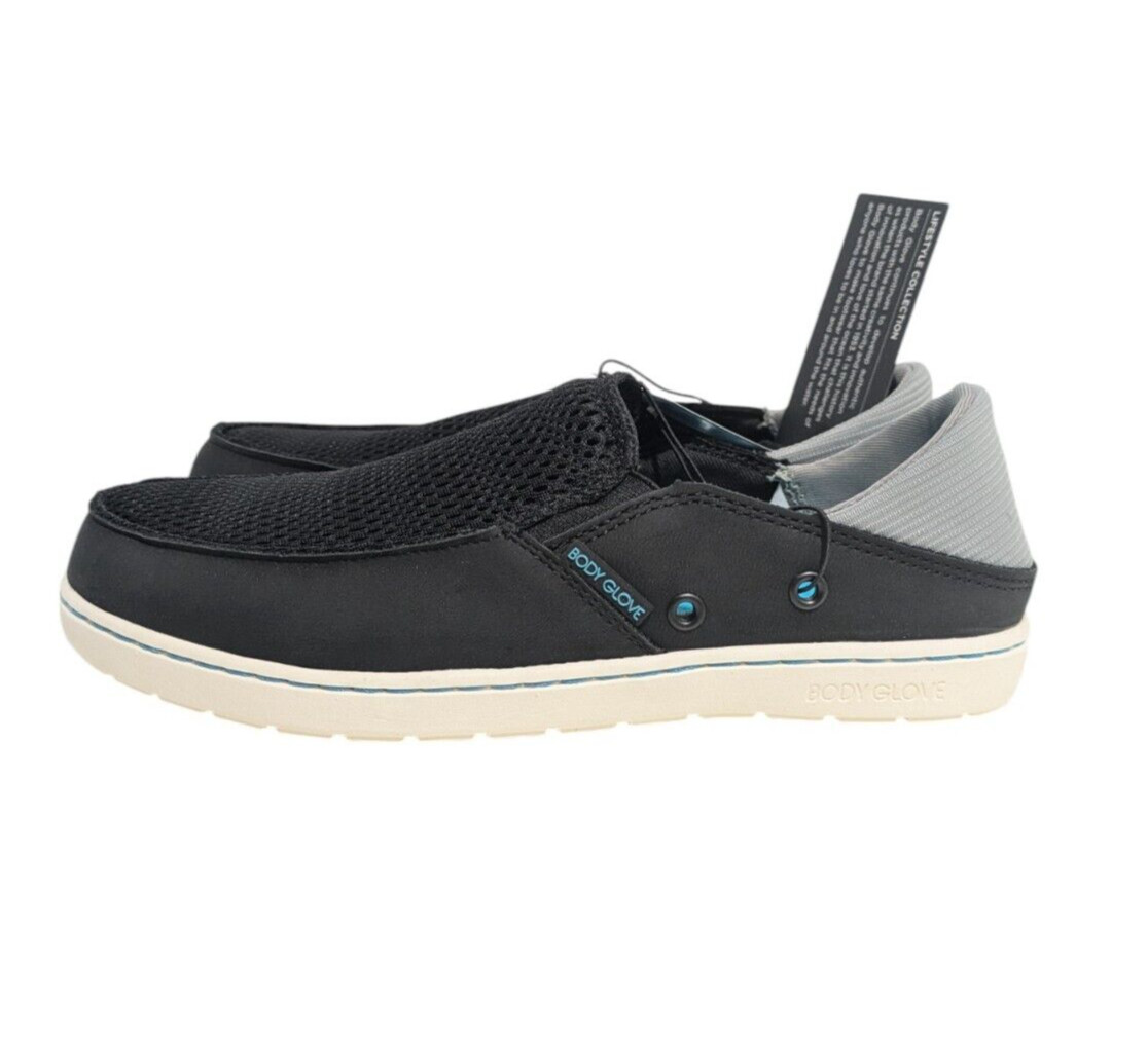 Body Glove Aruba Black Hydro Water Resistant Slip On Sneakers New Size 7 Floats