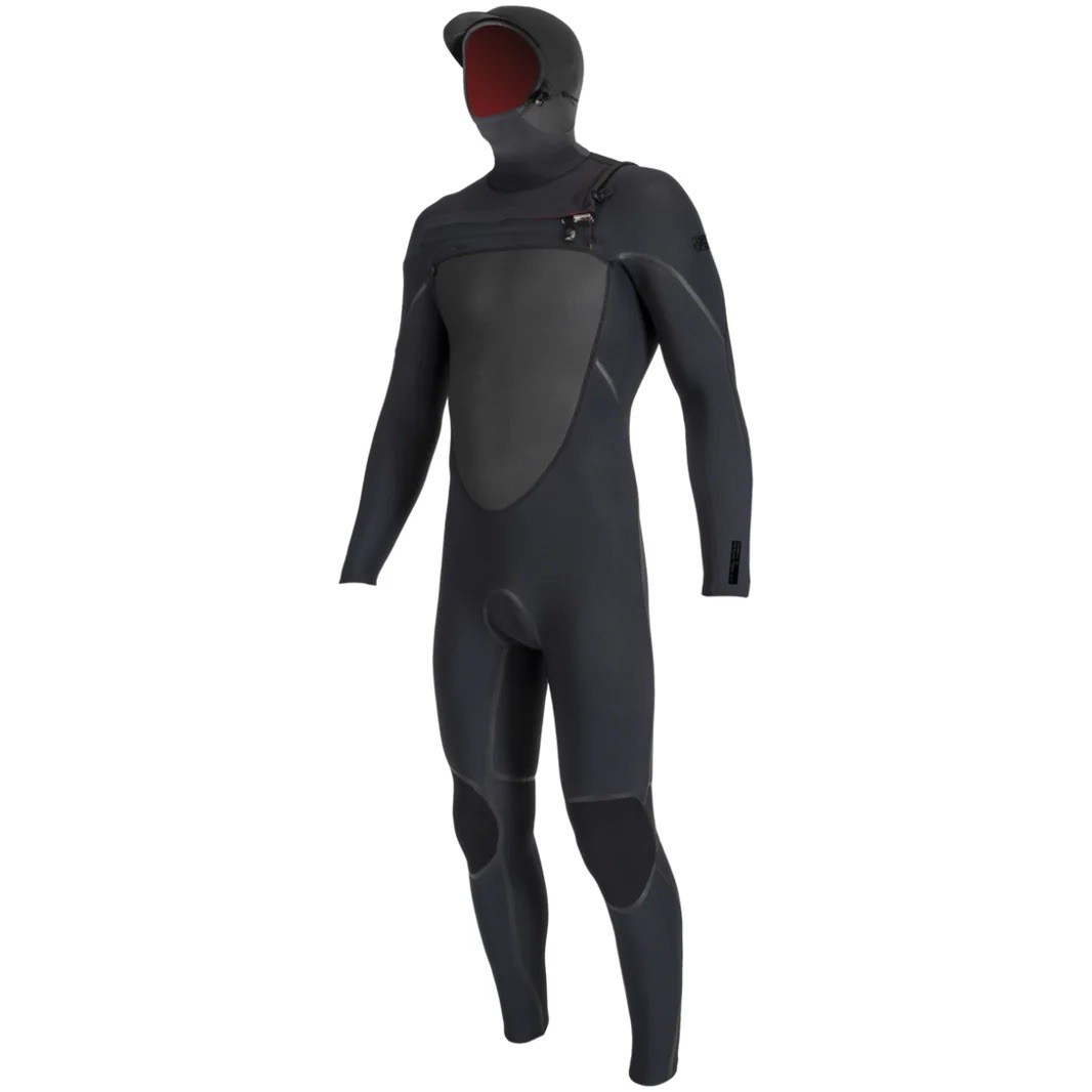O’Neill Psycho Tech 5.5/4mm Hooded Chest-Zip Full Wetsuit – Men’s Medium Tall MT