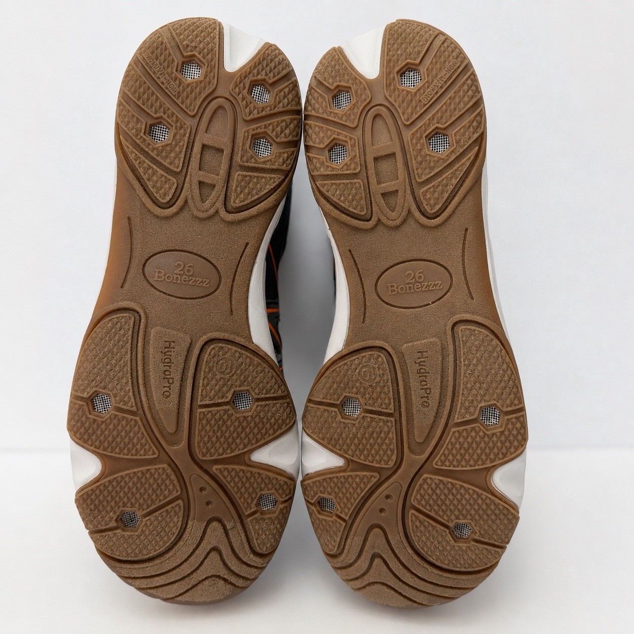 26 BoneZZZ Flozzz HydroPro Water Shoes Men’s Size 10 Gray Orange New No Box