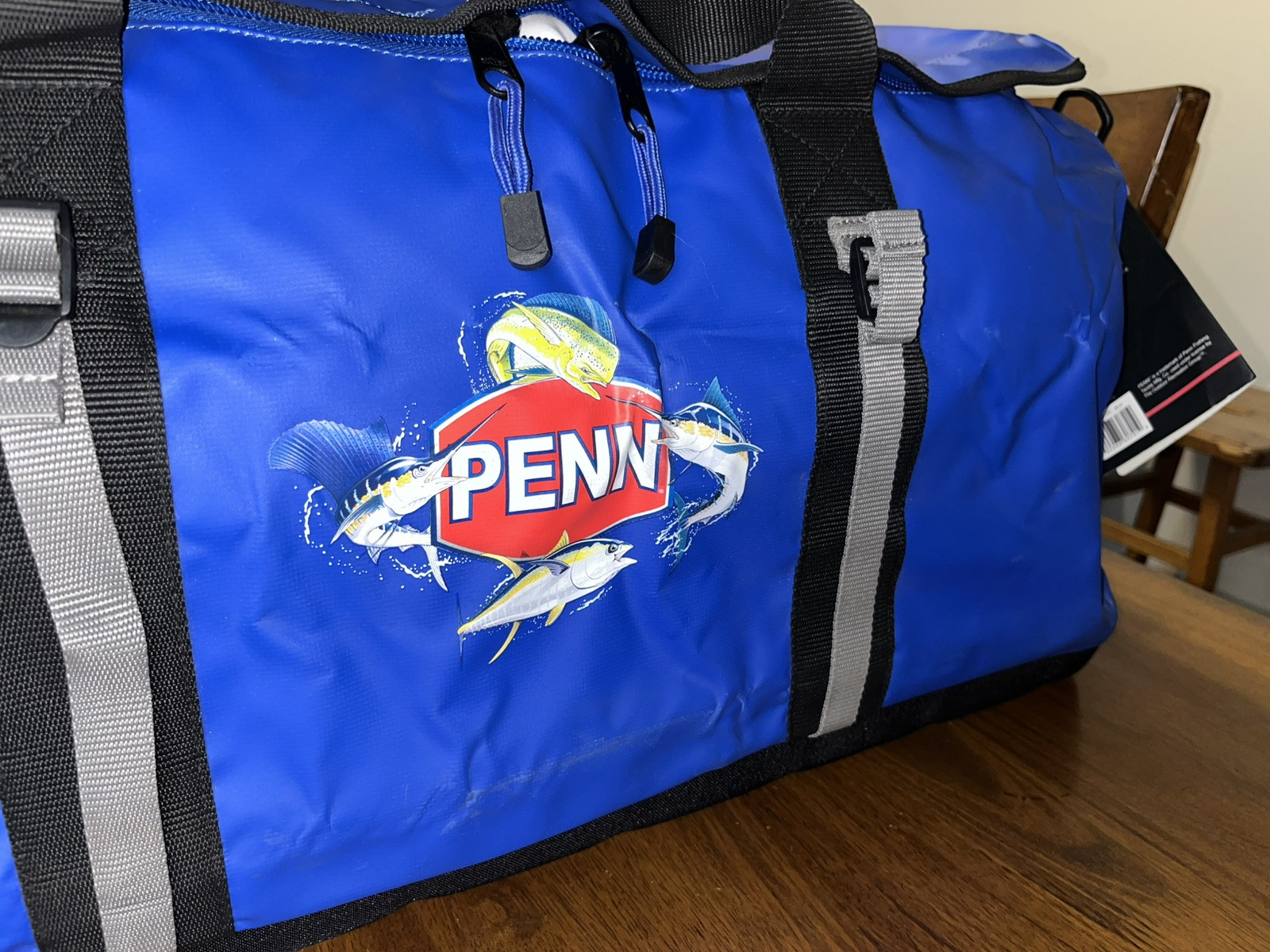 Penn XL Boat Fishing Tackle Bag Blue PND001DI-BLU 28.1”, Brand New w/ Tags