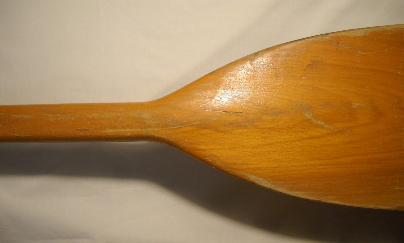 Vintage Canoe Paddle Wood 60” Feather Brand One Piece Of Wood