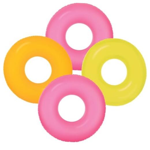 Intex Frost Tube Inflatable Sturdy Swim Pool, 36″ (4-Pack)
