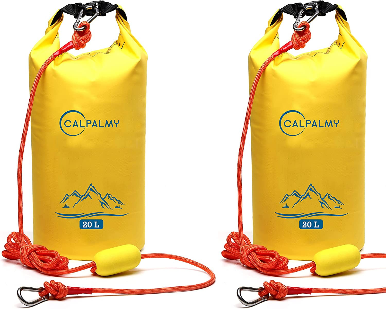 (2-Pack) 2-In-1 Sand Anchor for Small Boats, Power Watercrafts, Canoes and Kayak