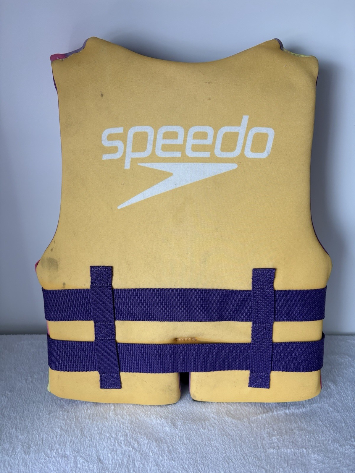 Girls Speedo Life Jacket Preowned Size Youth 50-90 Pounds Lbs