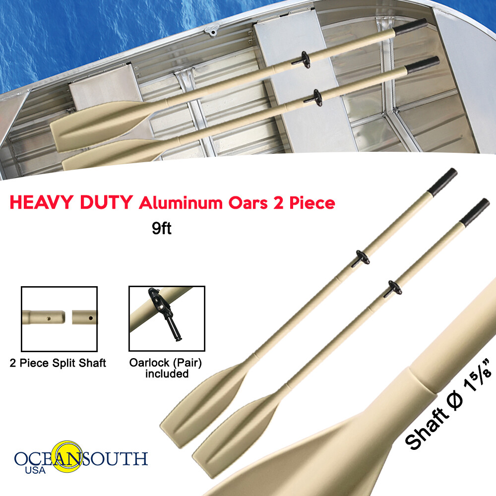 Oceansouth Heavy Duty Aluminium Oars (Split Shaft) Length 9′