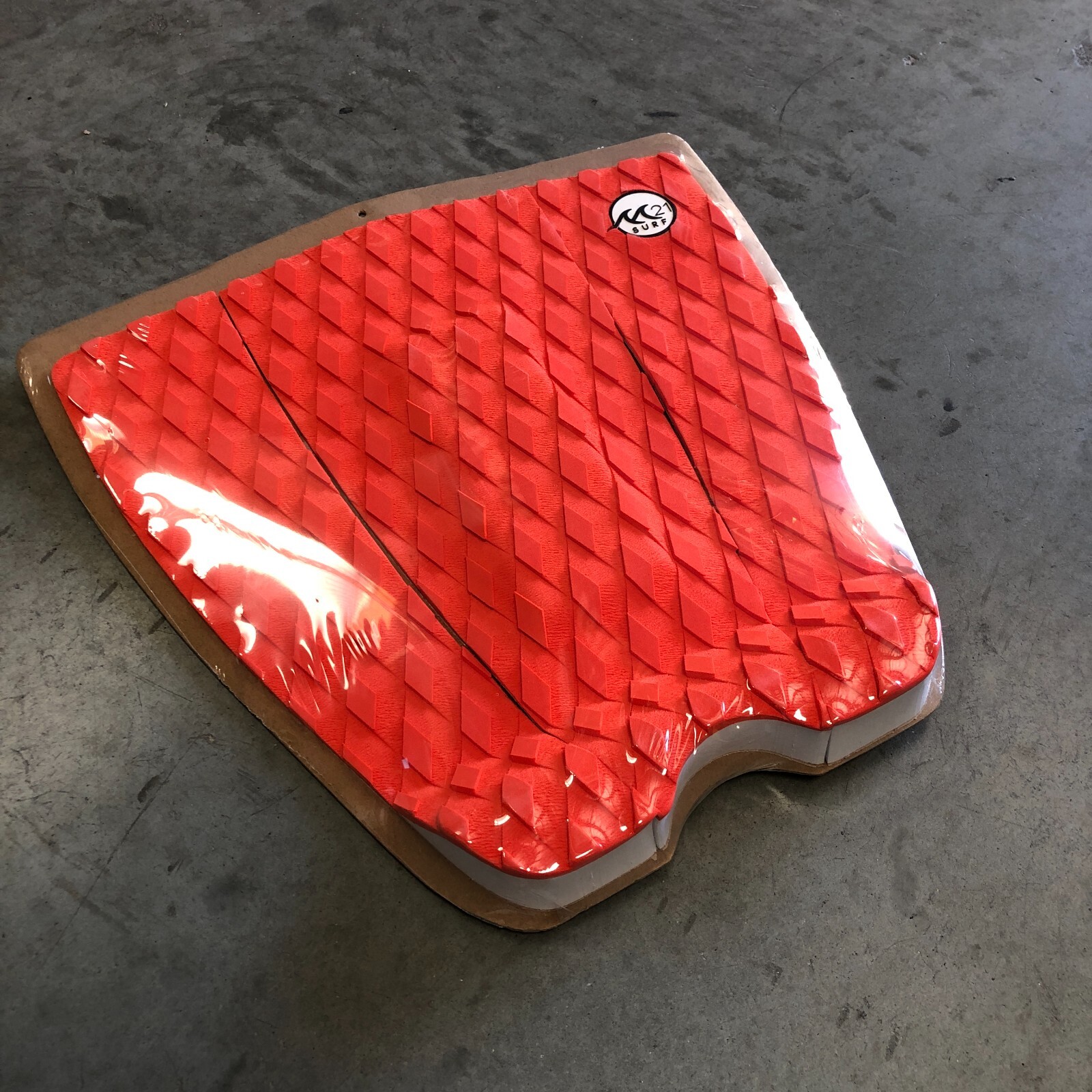 Surfboard Traction Pad – 3 Piece Diamond Orange M21 | Skimboard | Shortboard