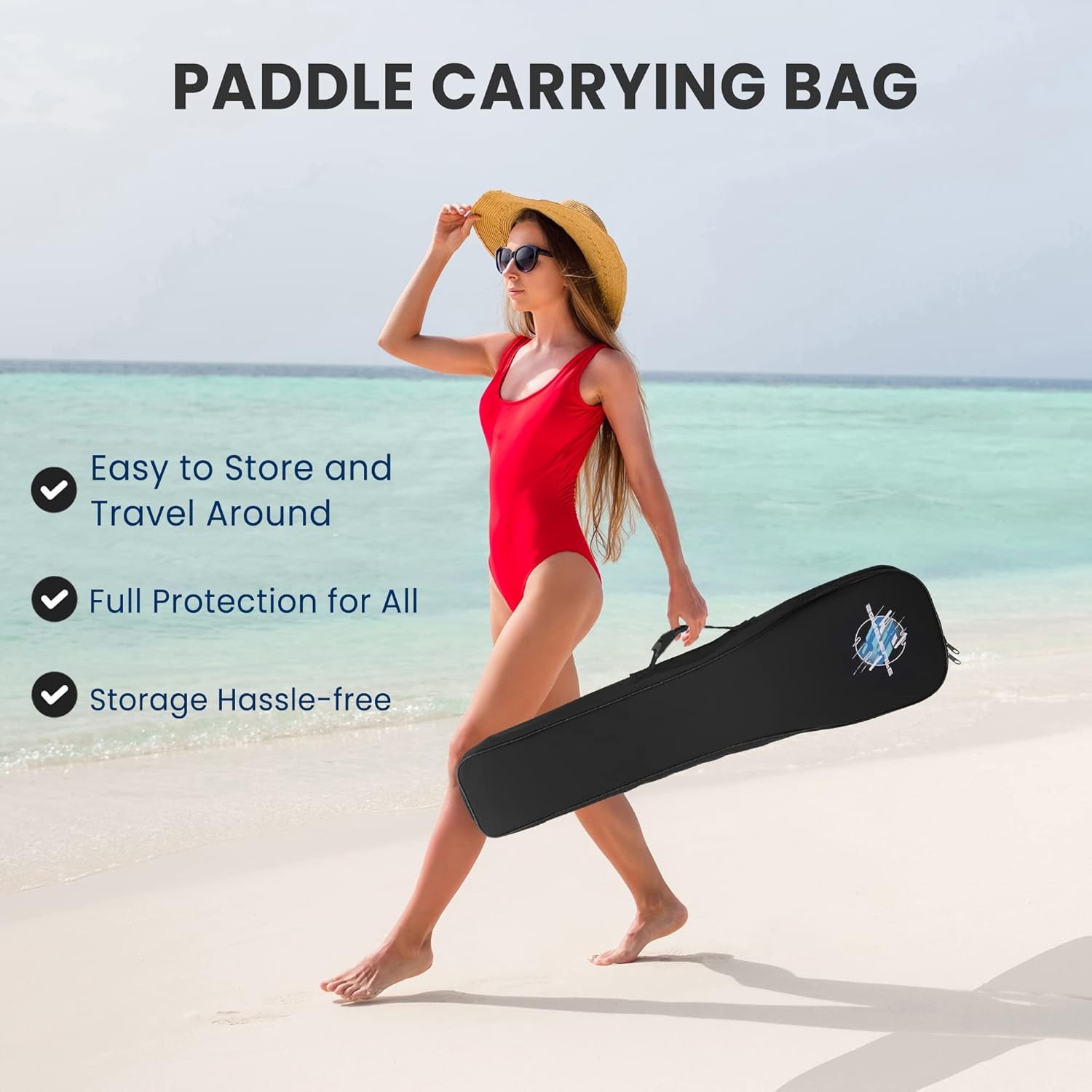 Carbon Fiber Paddle Board | 70-86 Inches Adjustable SUP Paddle | 3-Piece Lightwe
