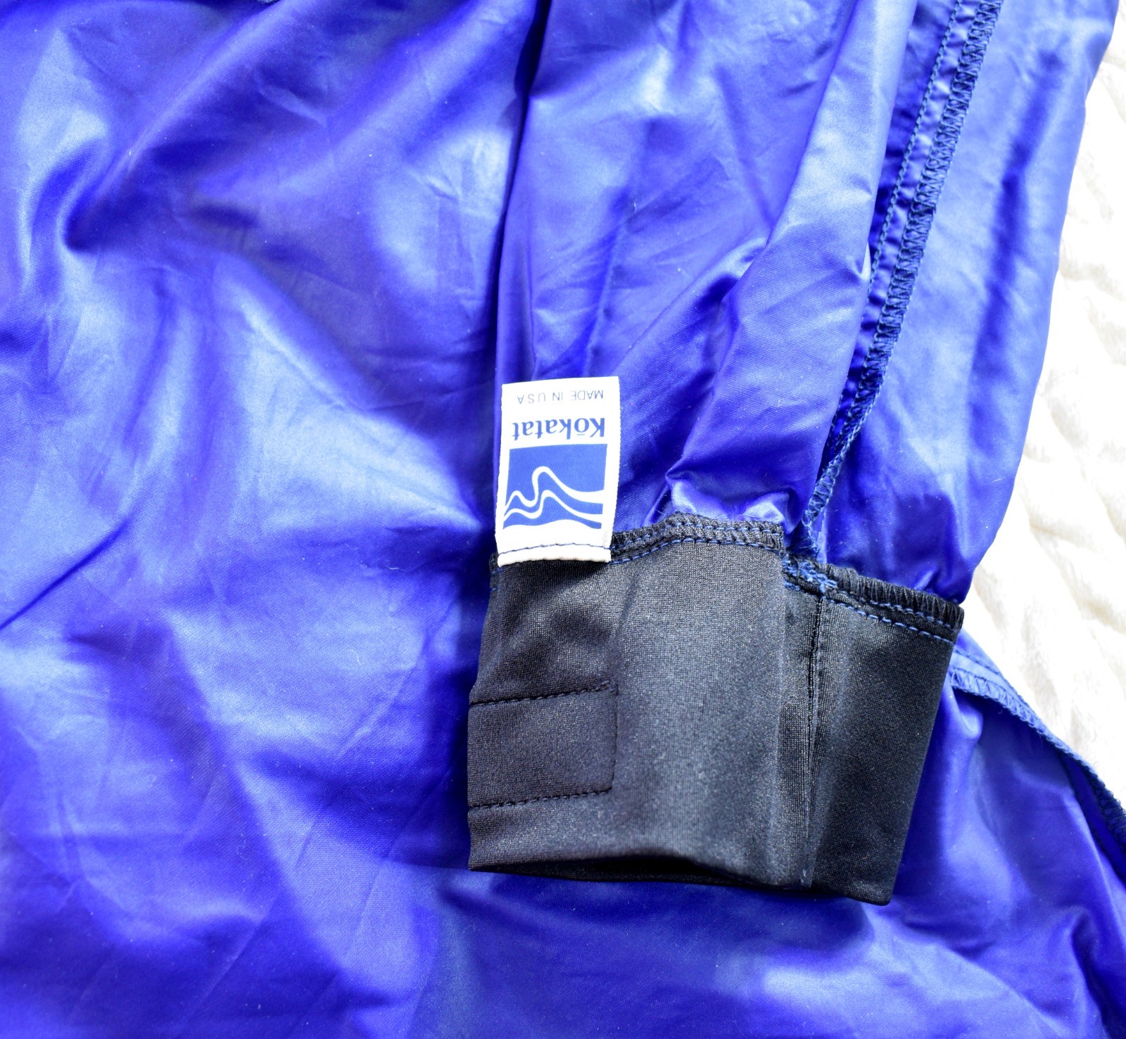 Kokatat Paddling Jacket Splash Top Dry Blue Kayak Canoe Pocket Pullover Women M