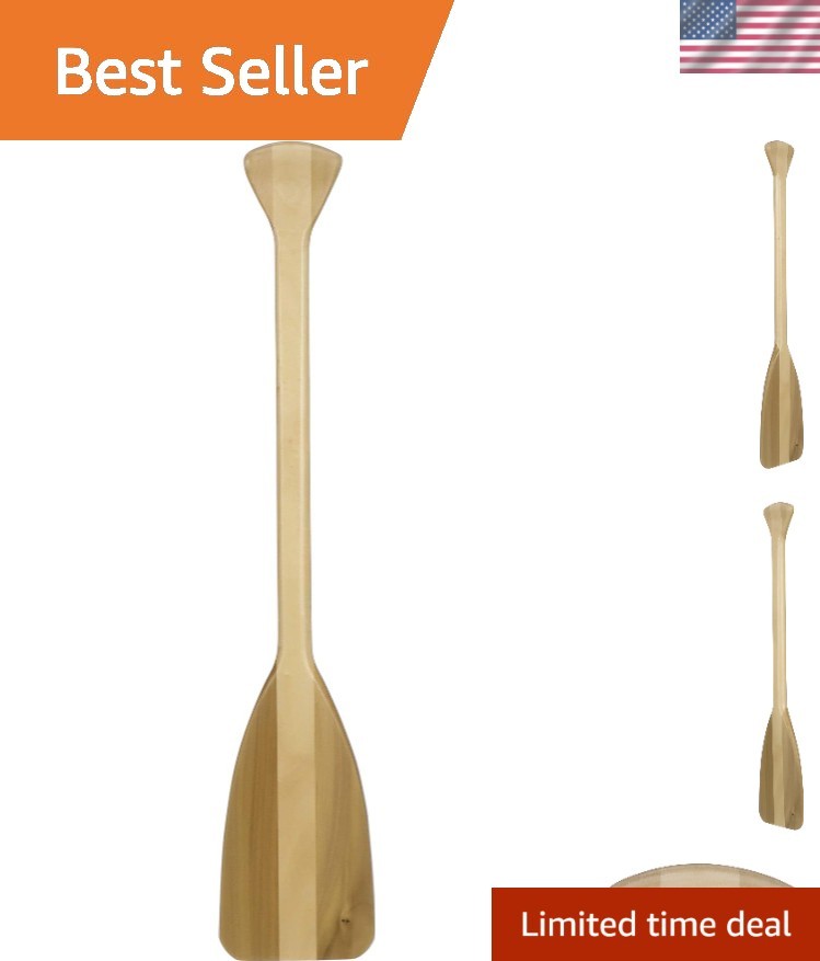 Durable 2.5ft Wooden Paddle with Protective Finish – Perfect for All Watercraft