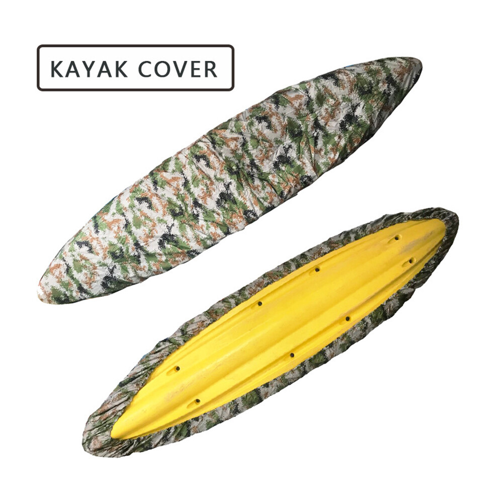 6.9ft-16.4ft Camo Kayak Canoe Boat Waterproof UV Resistant Dust Storage Cover
