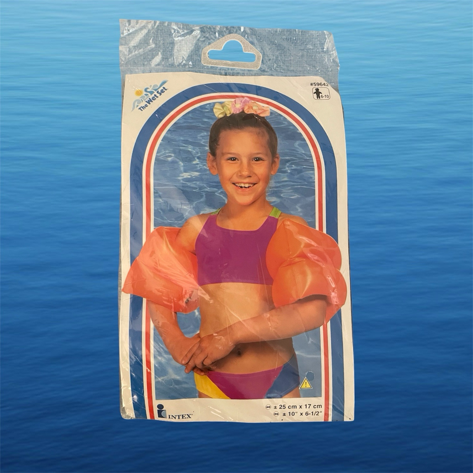 New Vintage Intex The Wet Set Inflatable Arm Bands 59642 Made In 90’s Sealed