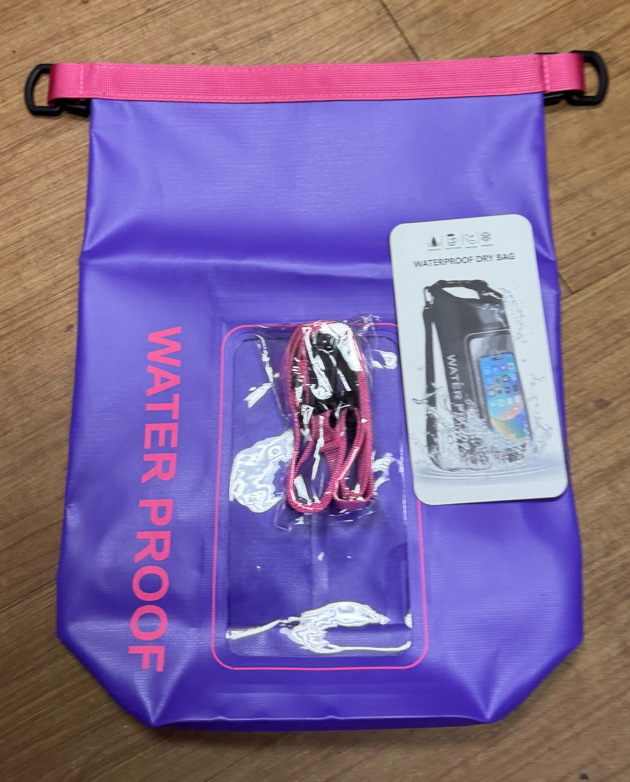 RYNAPAC 5L Dry Bag Waterproof For Women Men, Touchscreen Mobile Phone Window