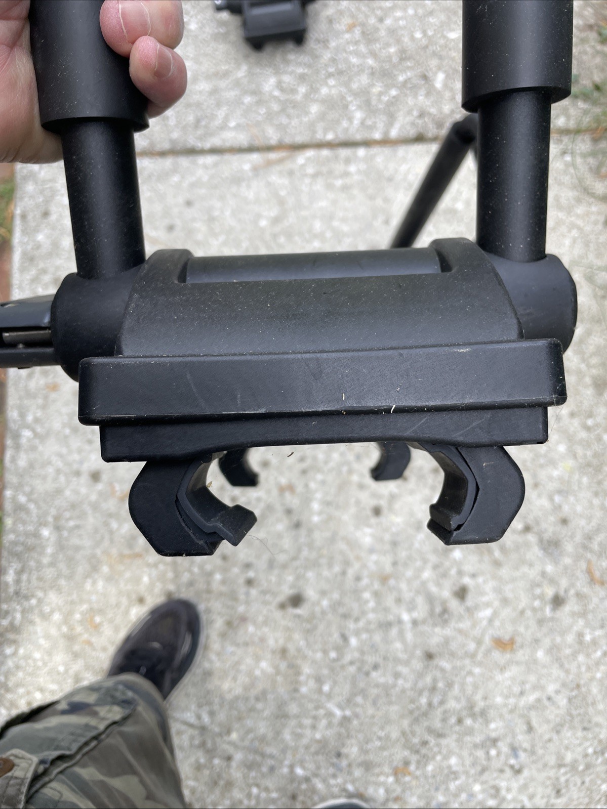 1 Pair – Thule 848 Hull-A-Port XT Kayak Carrier Roof Rack Black (Clamp Style)