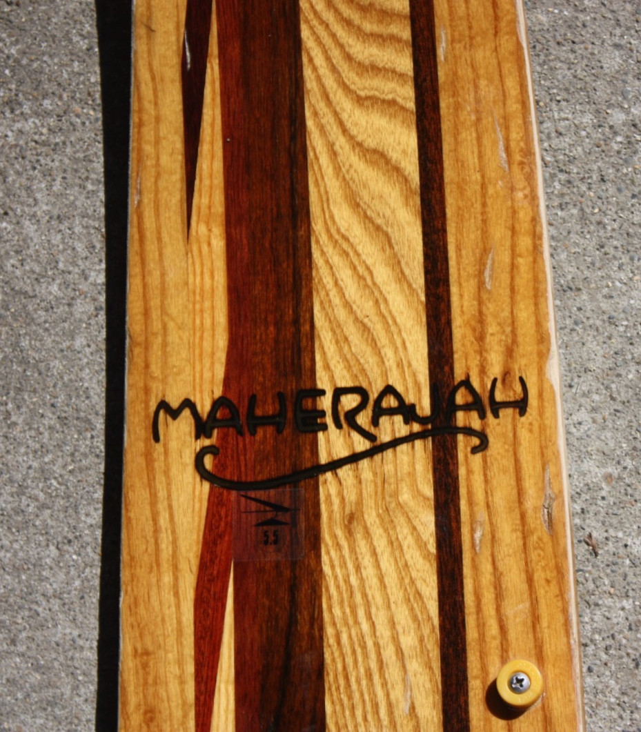 Vintage 70’s Wood MAHERAJAH 5.5 Water Ski Single Ski