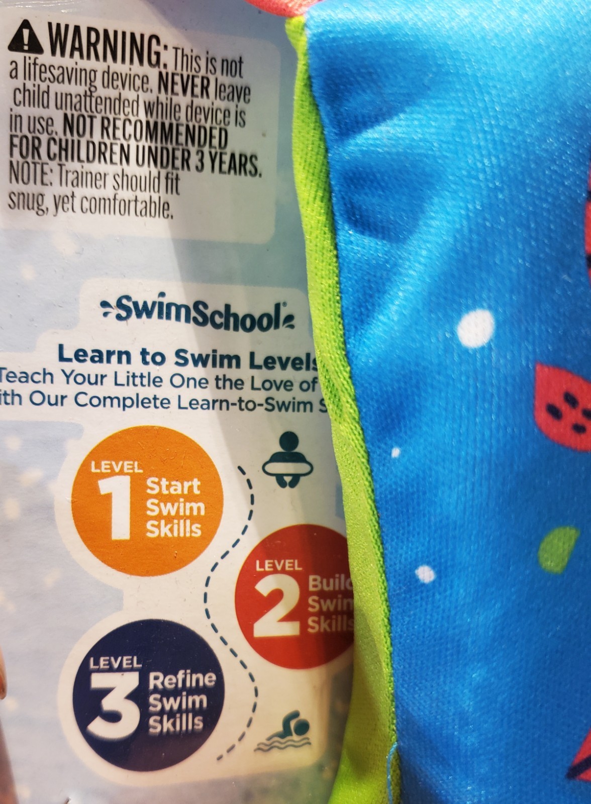 Aqua Swim Progressive Swim Trainer Level 3 Ages 3-5 Max 38lbs