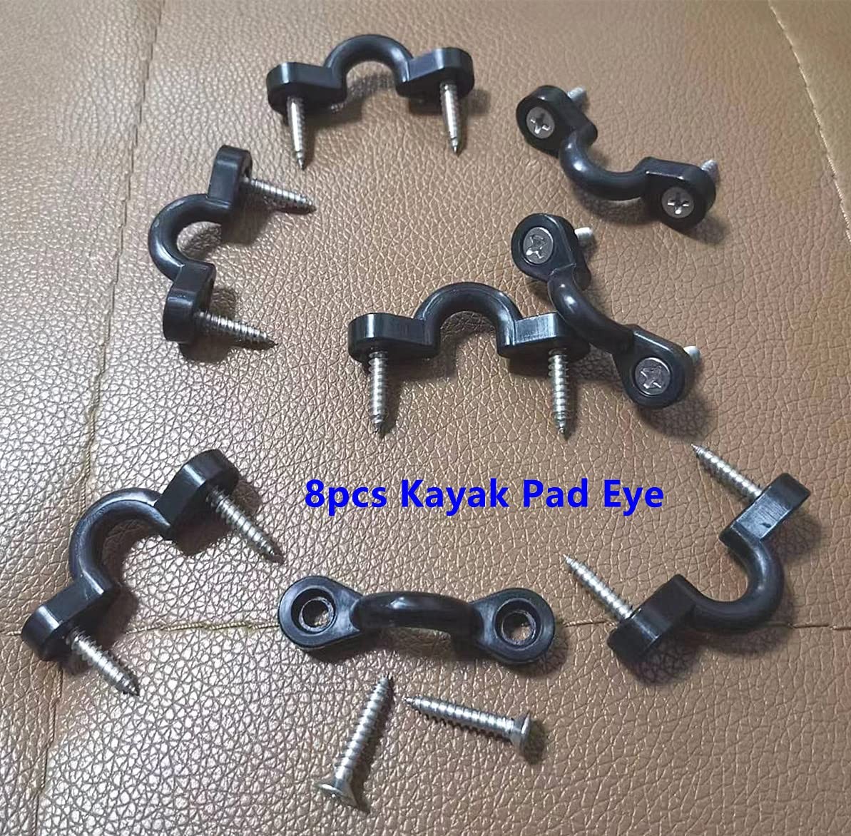 Kayak Replacement Handles Kit Double Hole 4 Pack Kayak Pull Handle and 8 Pcs …