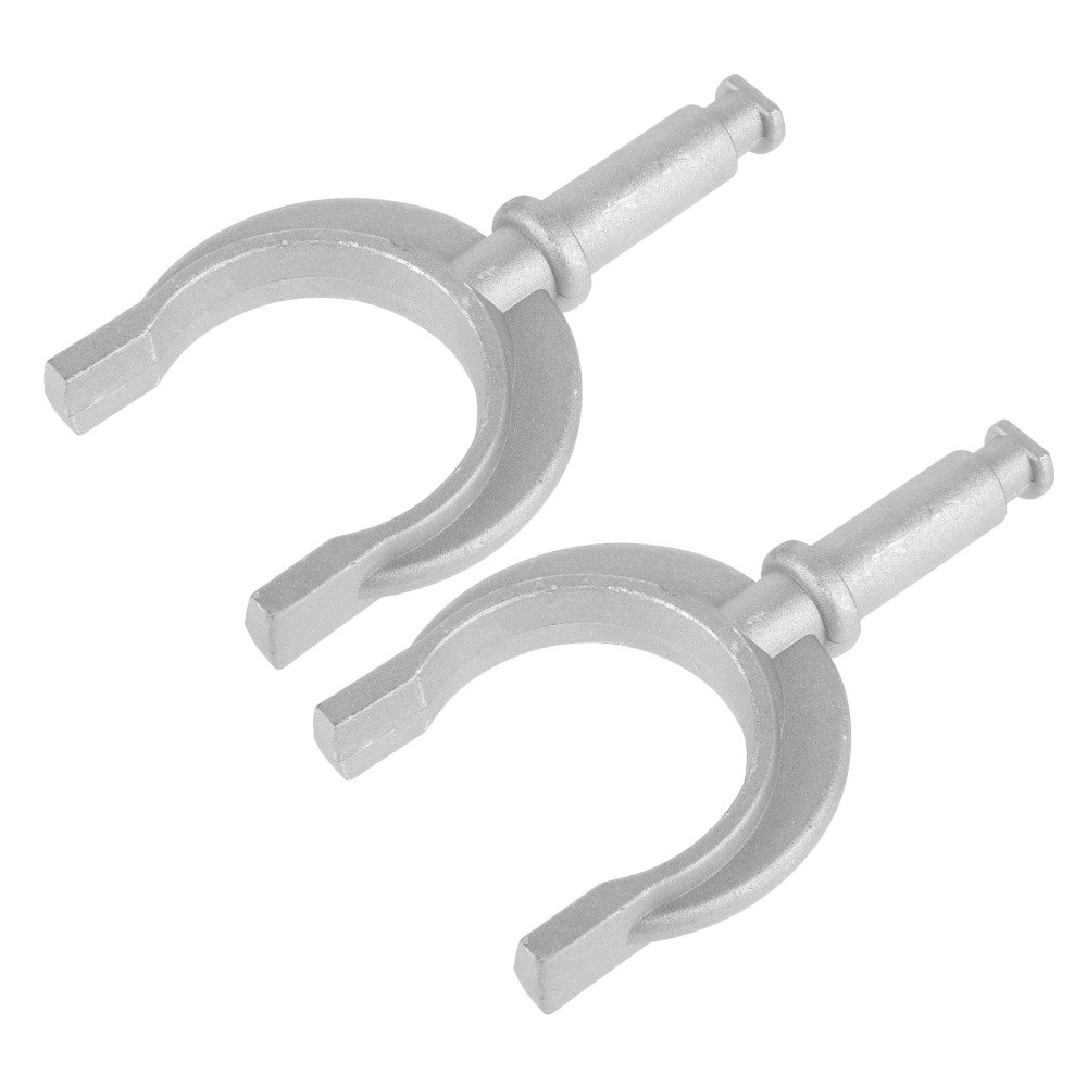 2Pcs Aluminum Oar Lock Brackets Durable Marine Paddle Holder for Boats Silver