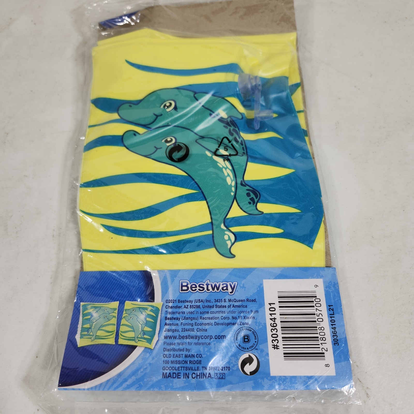 Dolphin Floaties Inflatable Arm Bands Swim For Kids Ages 3-6 H2OGO