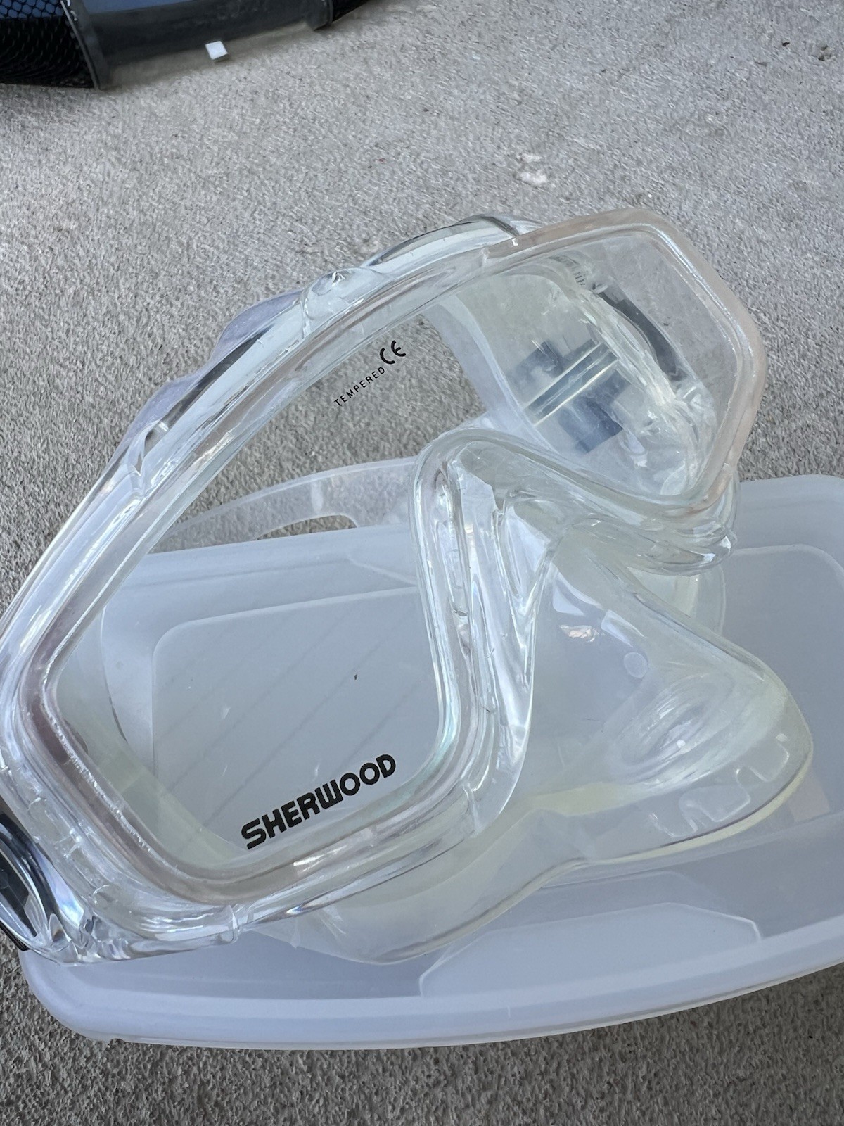Sherwood Magnum 2 EX Purge Scuba Diving Mask Clear Tempered Glass Snorkel Dive