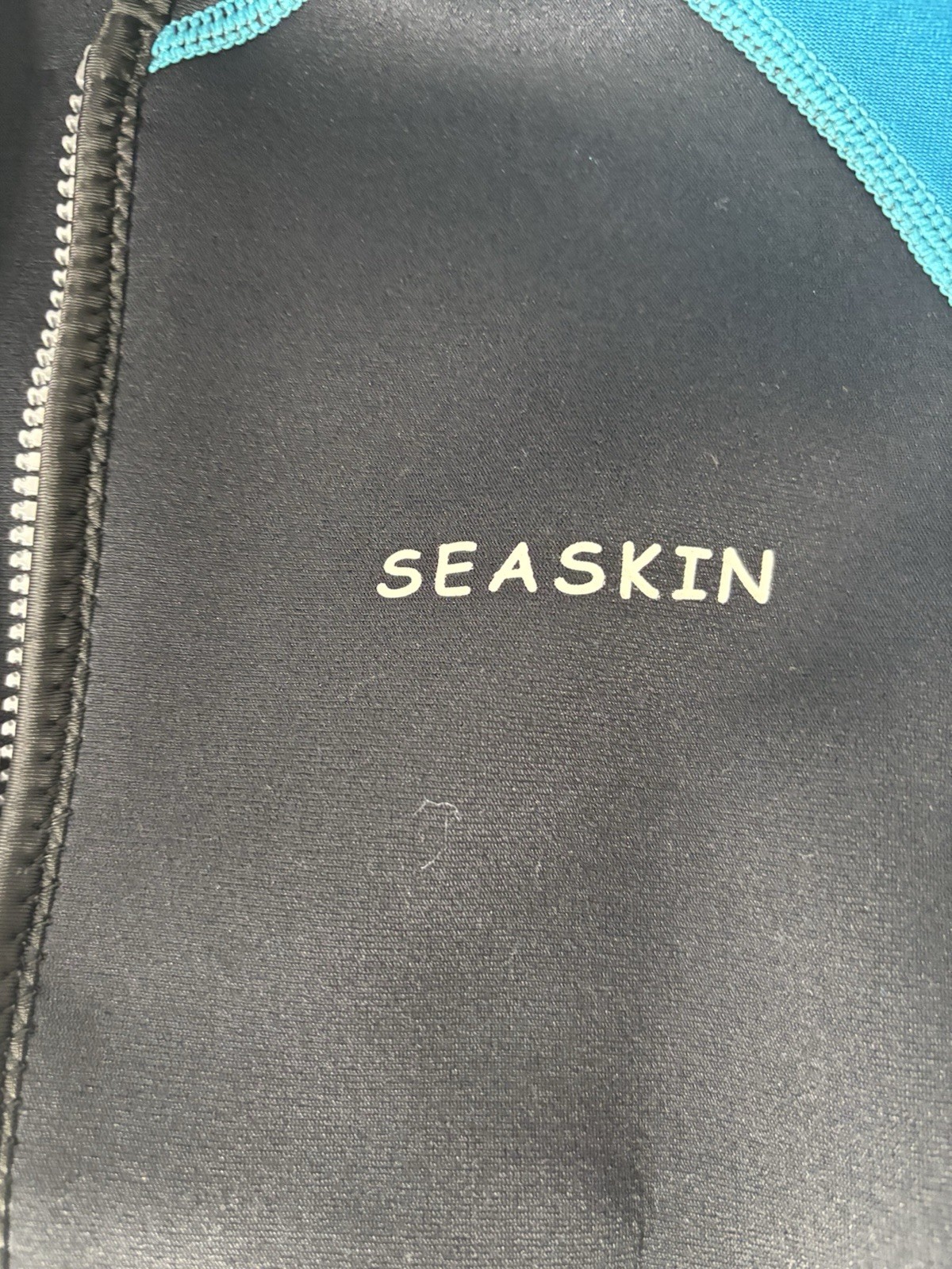 Seaskin Short Sleeve Neoprene Wetsuit Womens 3mm Black Blue