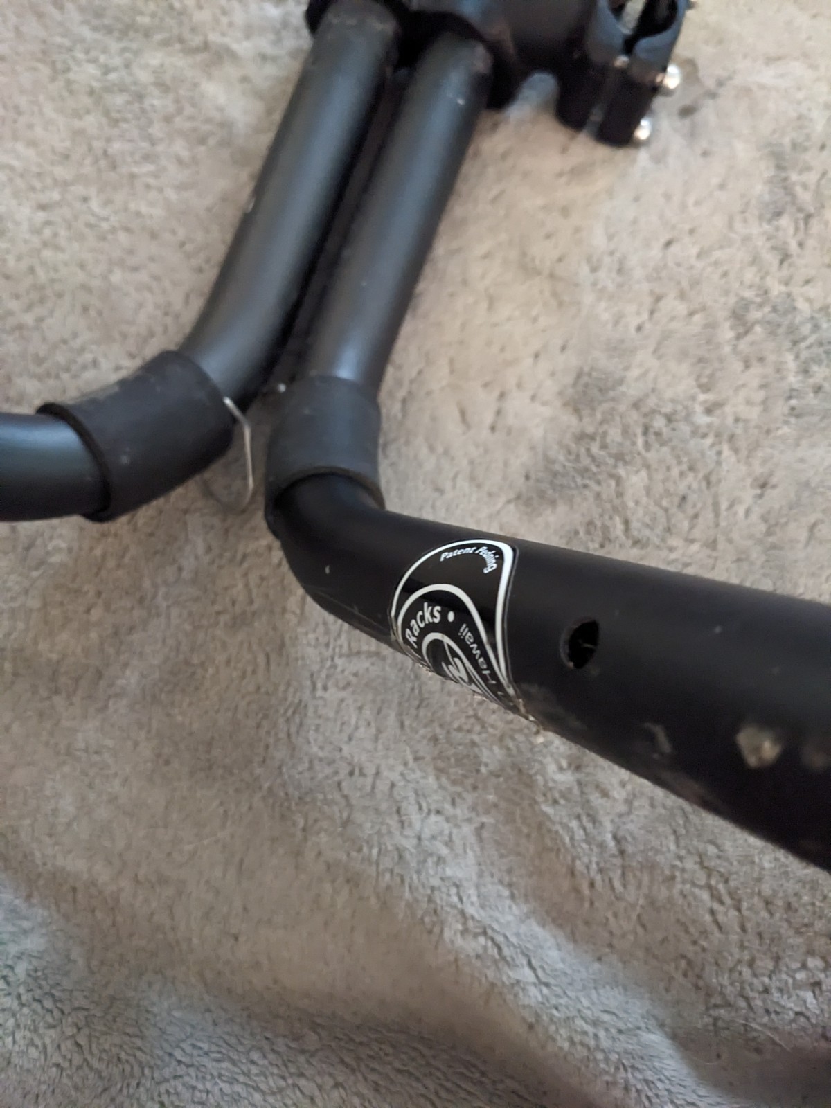 Carver Surf Racks Upper Bars & Seatpost Clamp Set | MISSING Lower U-Loops