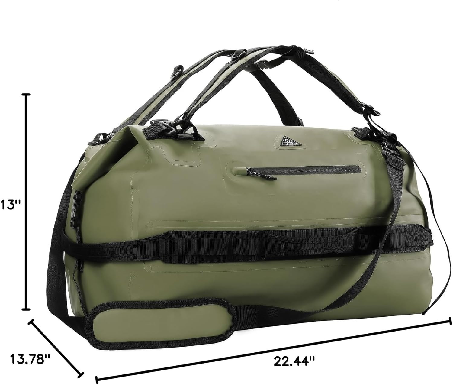 60L/90L Waterproof Dry Duffle Backpack for Boating, Kayaking & Travel