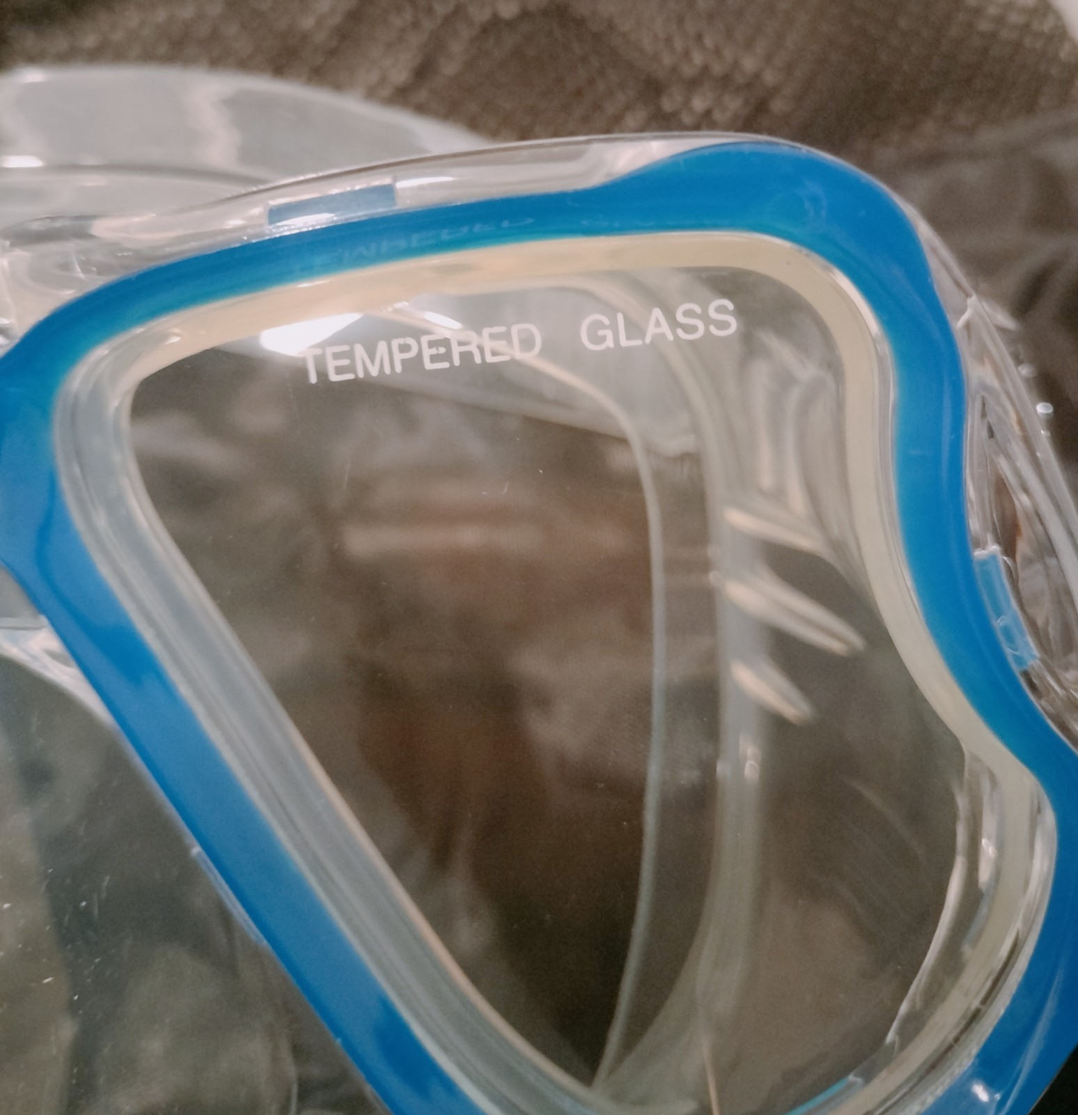 Greatever Snorkel Set Mask & Snorkel Tempered Glass Blue/Black Bag X001VF6R6Z