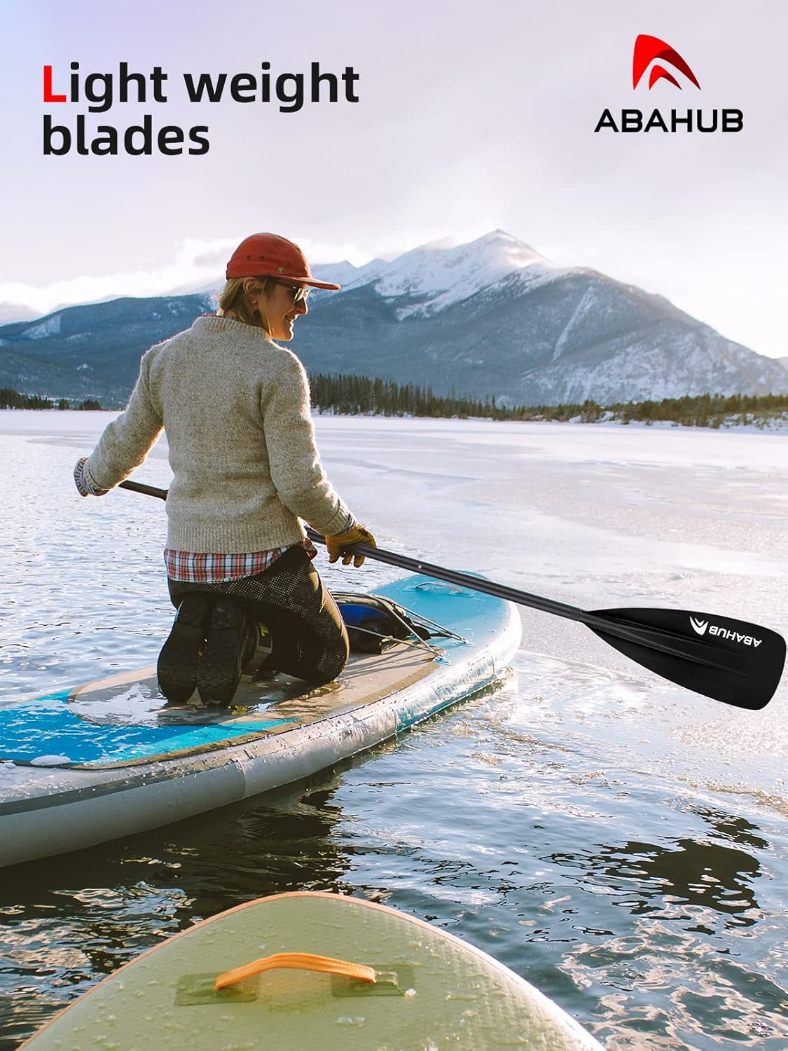 SUP Paddle – 3 Piece Adjustable Paddles – Lightweight Stand-Up Paddle Oars for P