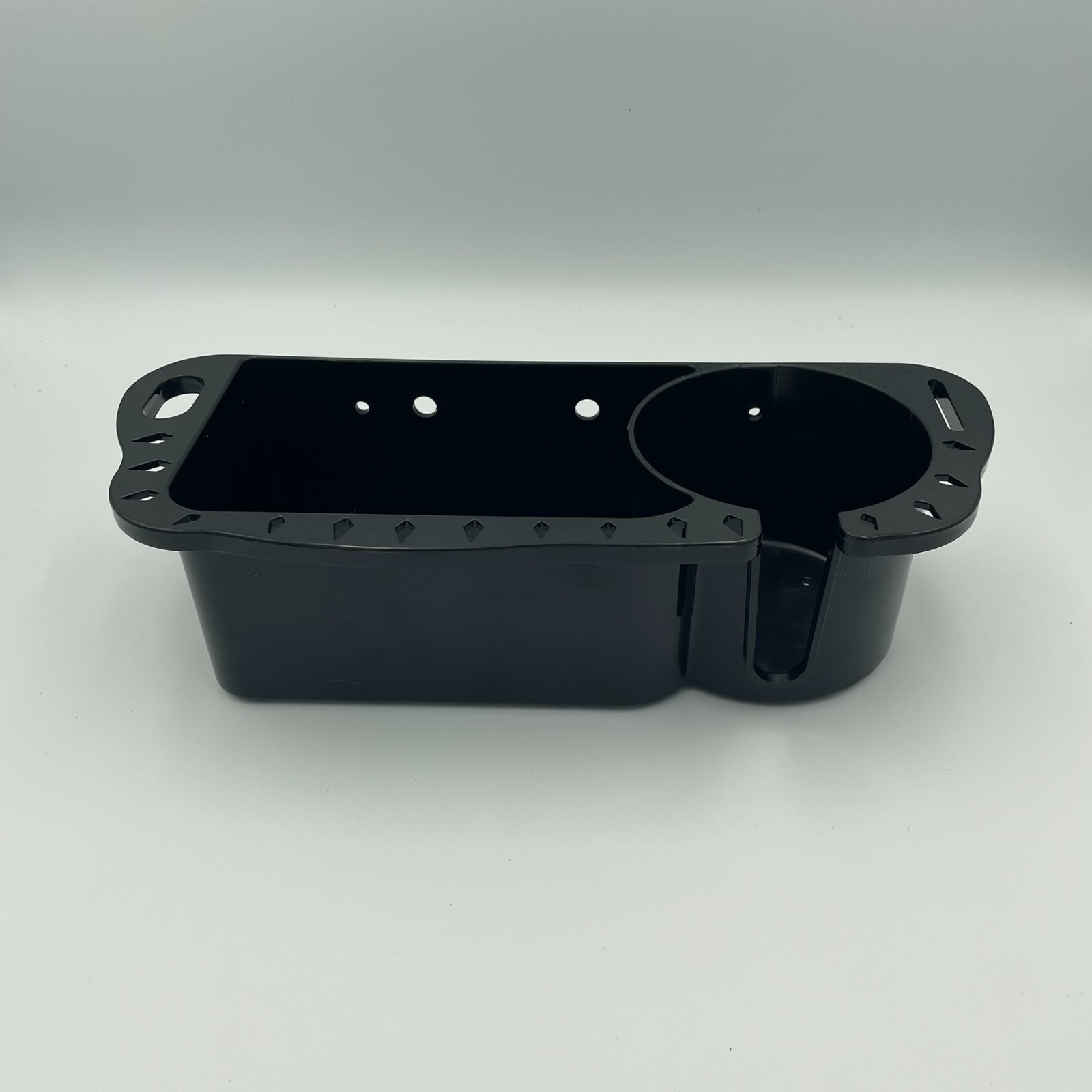 New Open Box KEMIMOTO Boat Seat Cup Holder Organizer Set Black Marine Storage