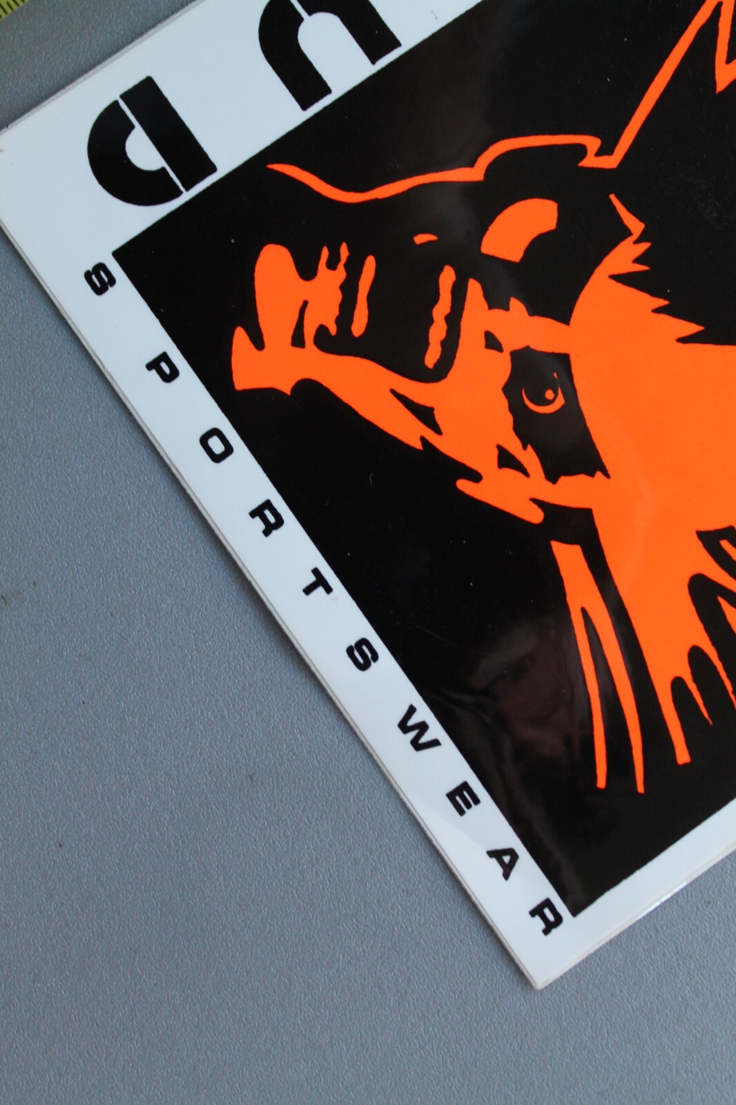 Loud Sports Wear Clothing Skate Neon Orange 80’s OG V69B Vintage Surfing STICKER