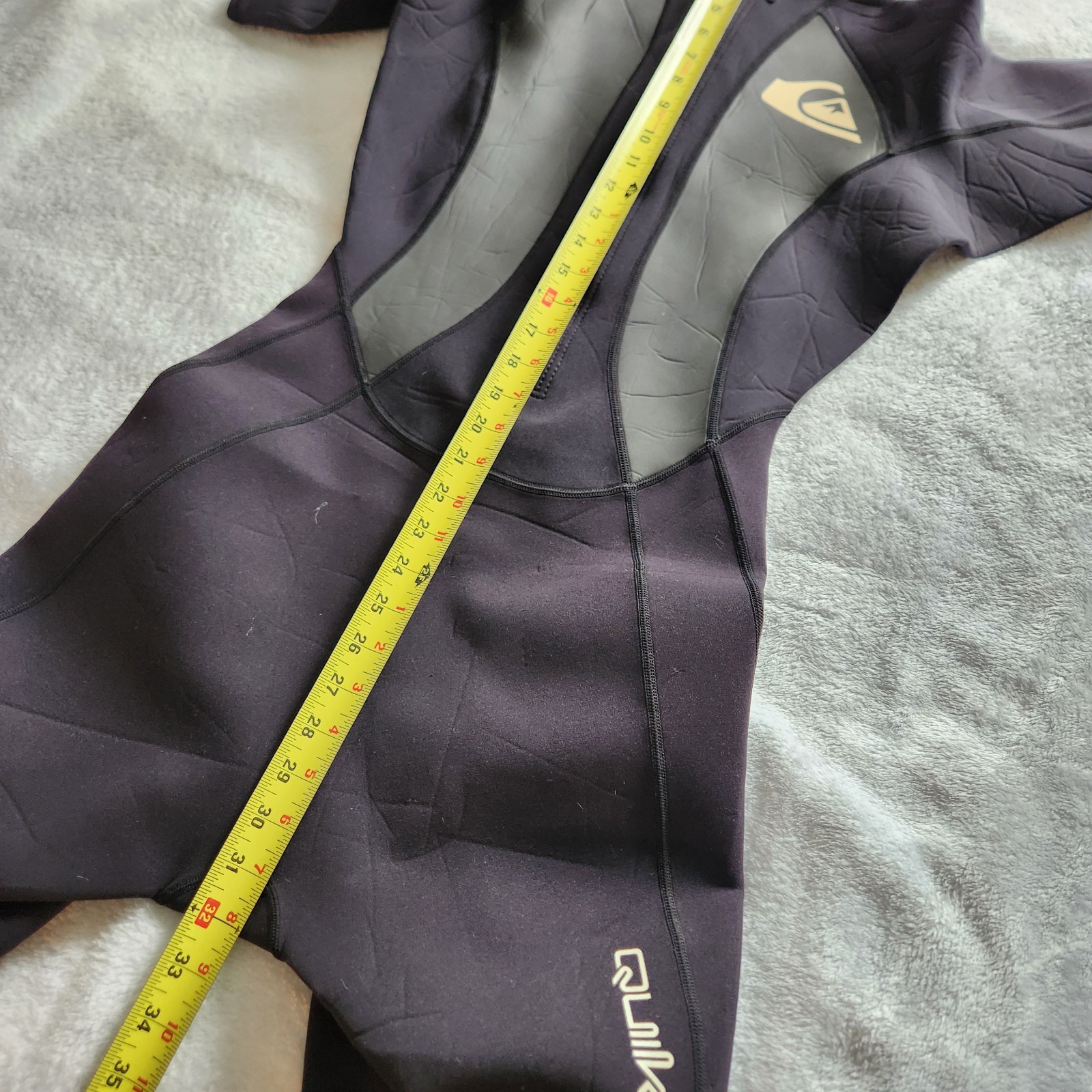 Quiksilver Syncro Shorty Wetsuit Black Gray – Mens LS / 26