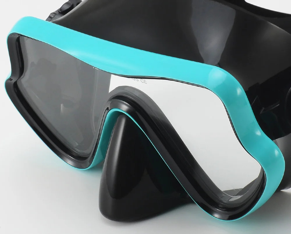 Diving Mask Snorkeling Goggles Panoramic HD Tempered Glass Anti Fog Mask Swim