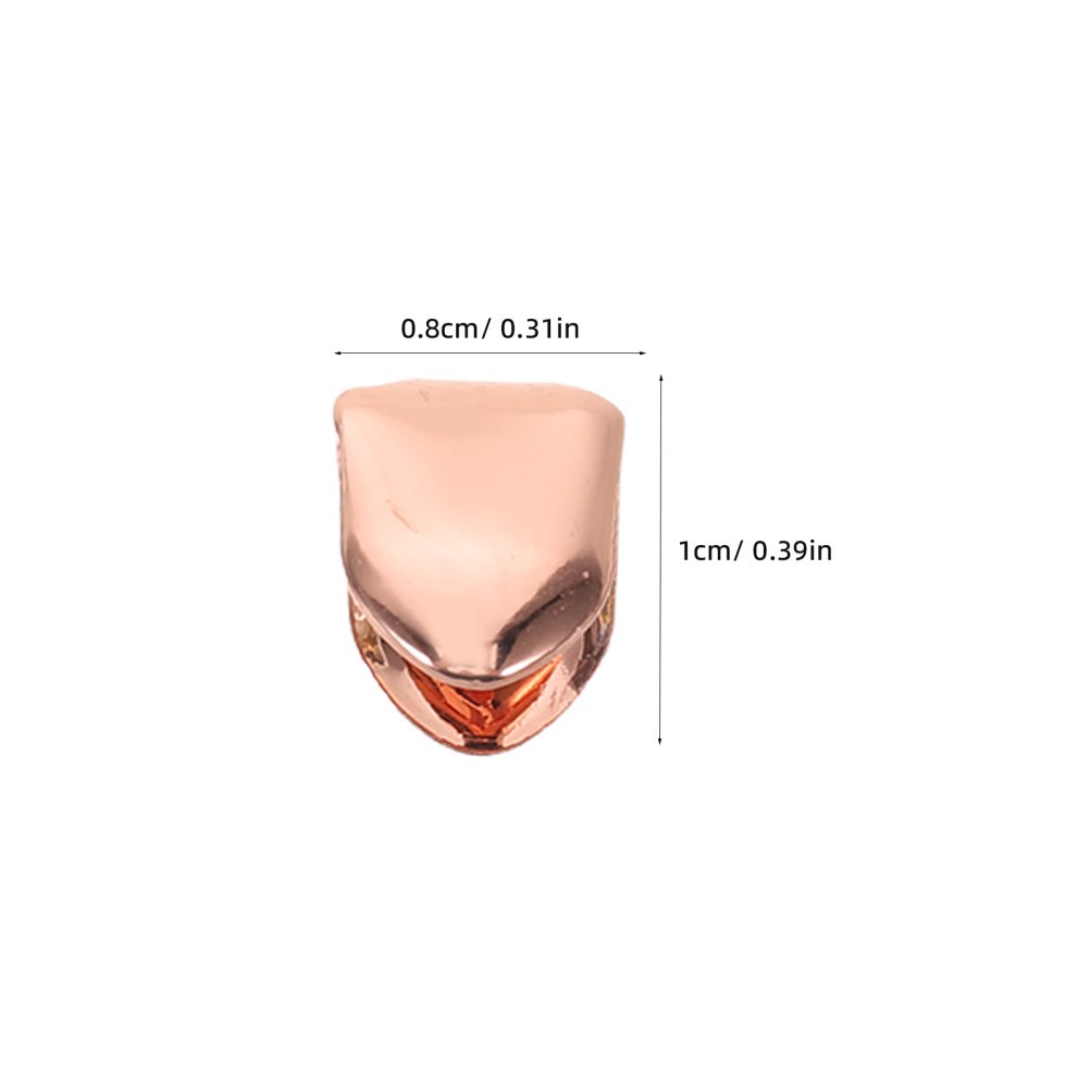 5 Pcs Single Tooth Grill for Women Hip Hop Cosplay Cap Fake Grills