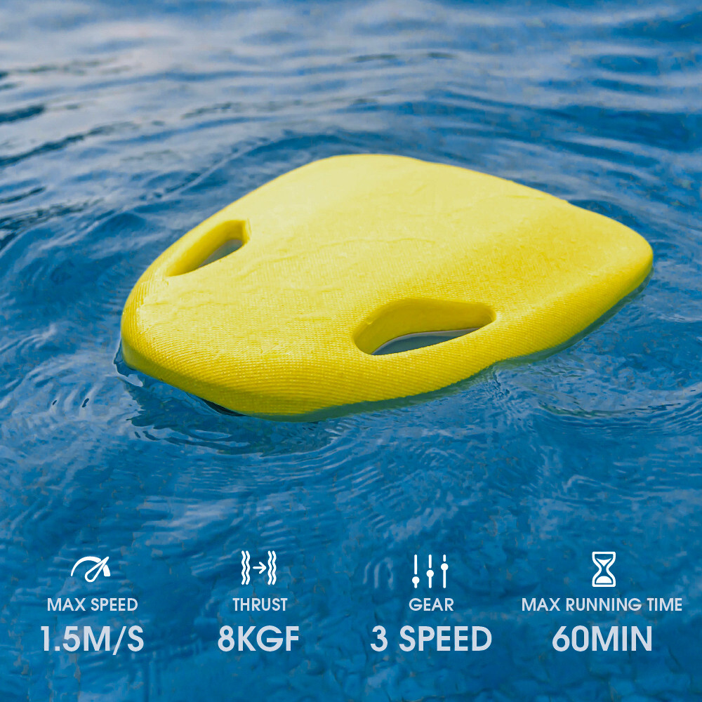 Asiwo Swimming Kickboard Electirc, Swim Training Kickboard 3 Speed Water Sports