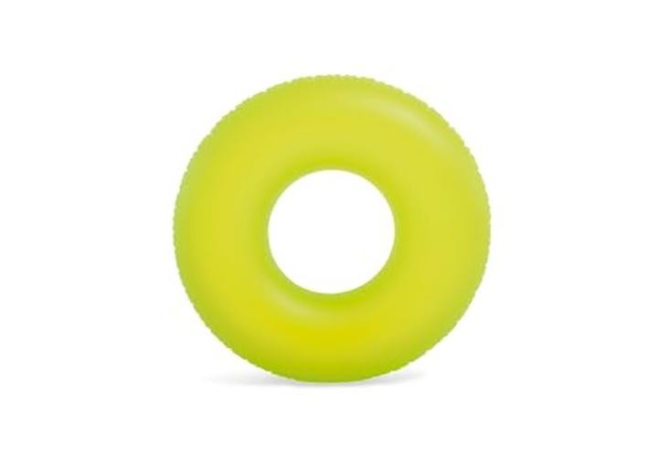 INTEX Inflatable Neon Frost Tube: 36″ Diameter – 132lb Weight Capacity – One