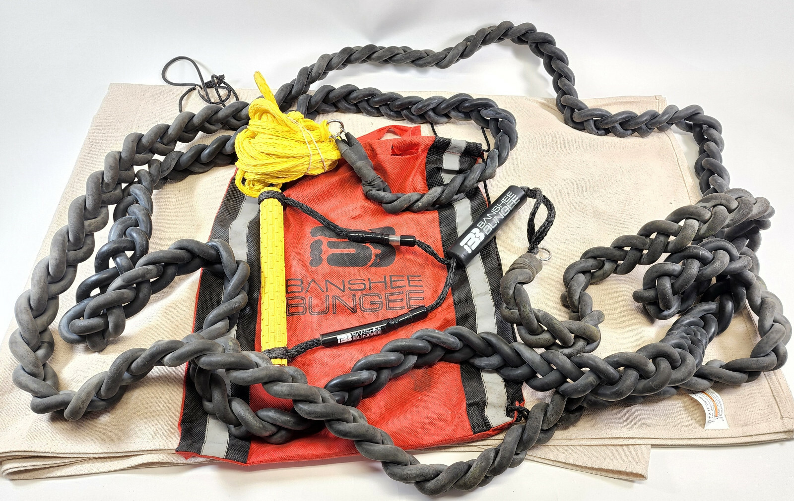 20′ Human Slingshot Banshee Bungee Original Cord Carry Snowboard Skimboard Snow