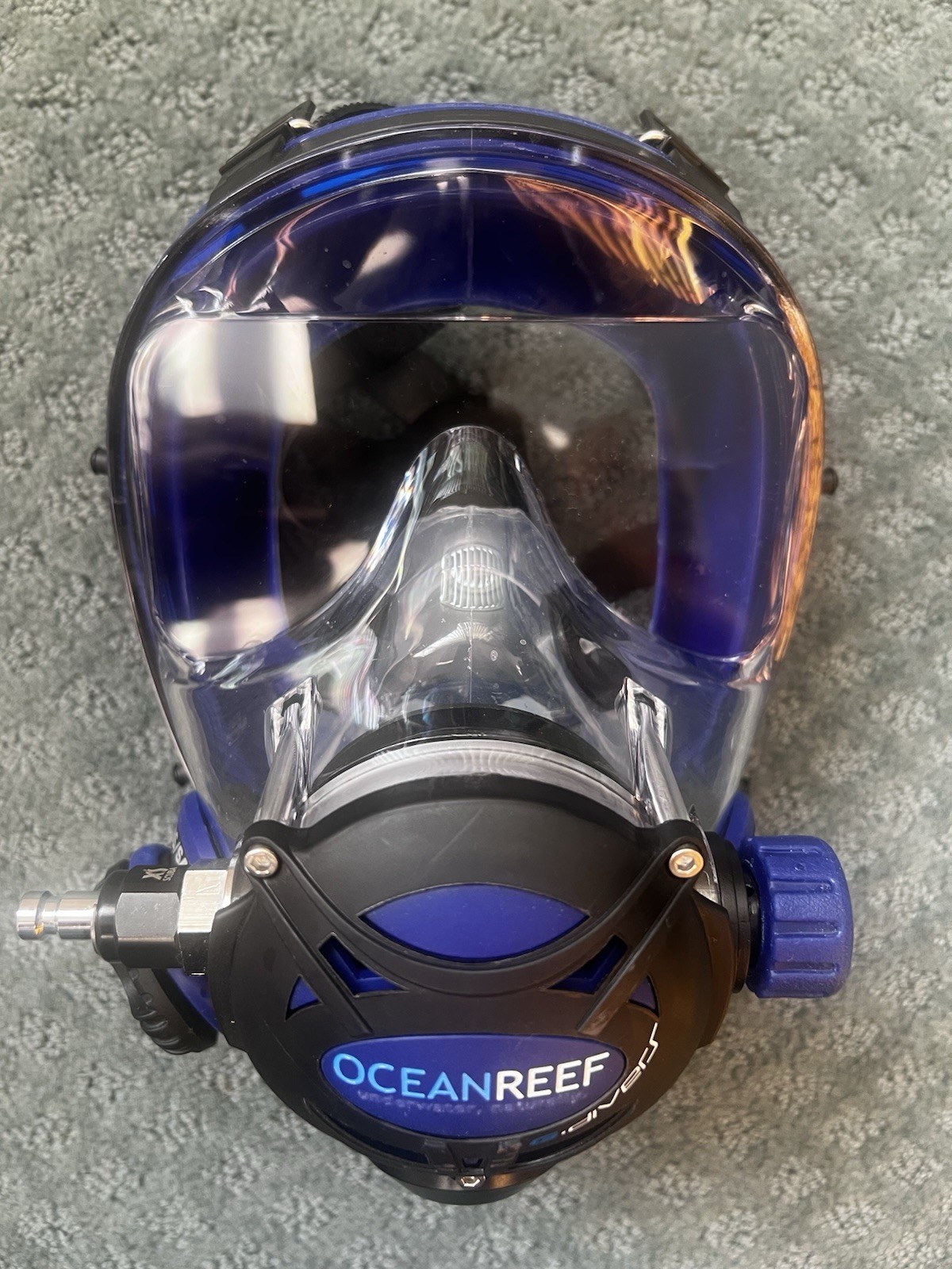 Ocean Reef G.Divers FFM M/L + Mares Reg Set, OTS Case, Surface Valve, QD