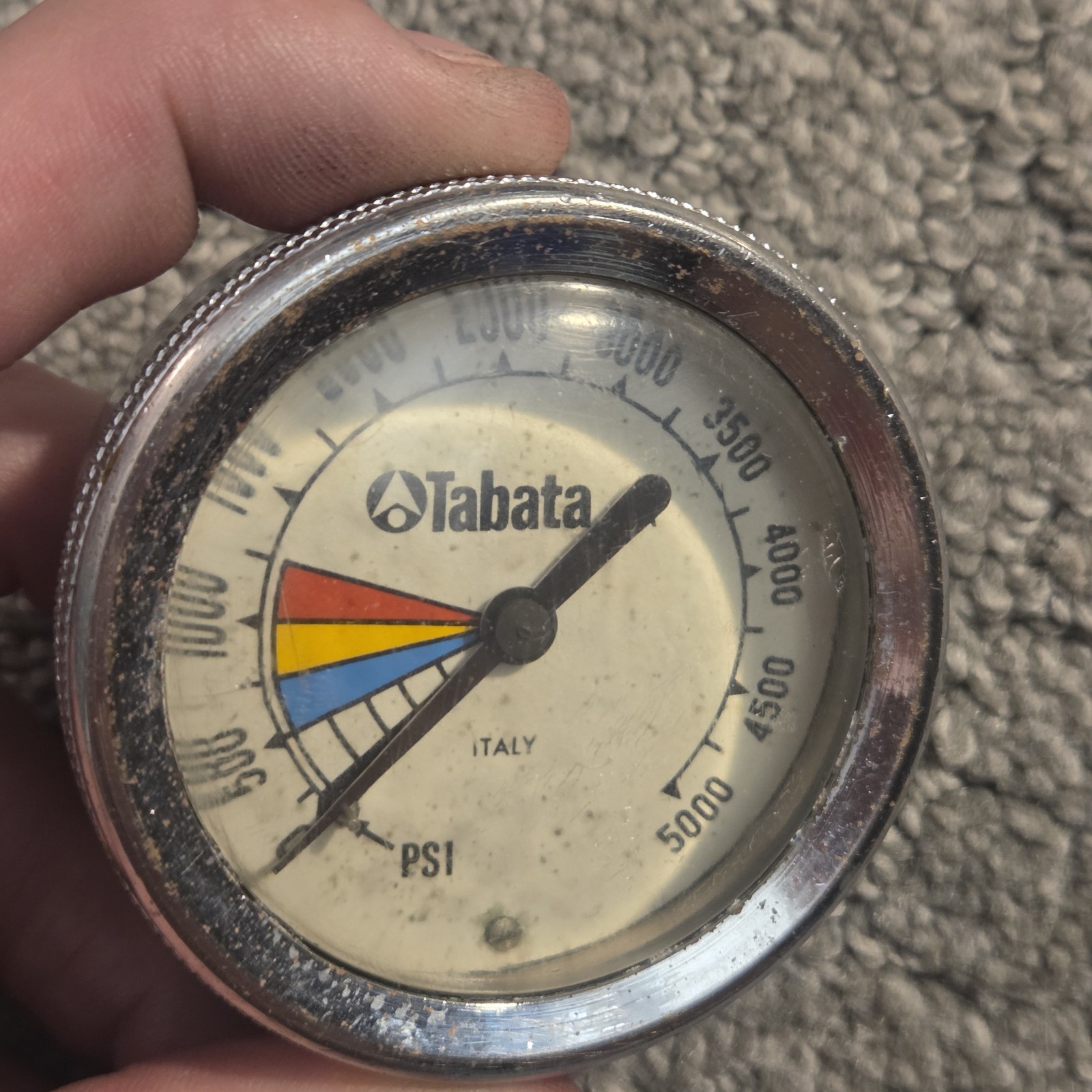 Tusa Tabata SPG Scuba Diving Air Gauge – Large 2.5″ – Tested & Working
