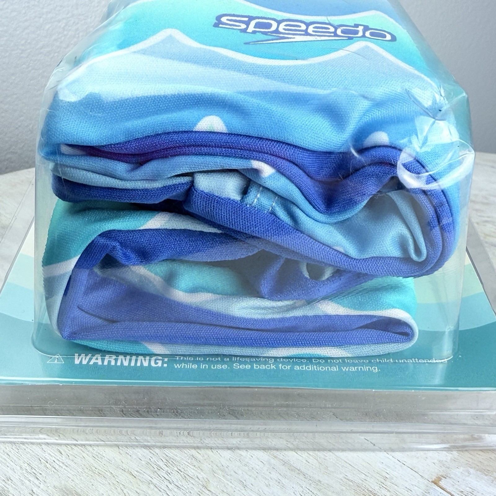 NEW Speedo Kids Fabric Swim Armbands – Inflatable Floats Up to 110 lbs