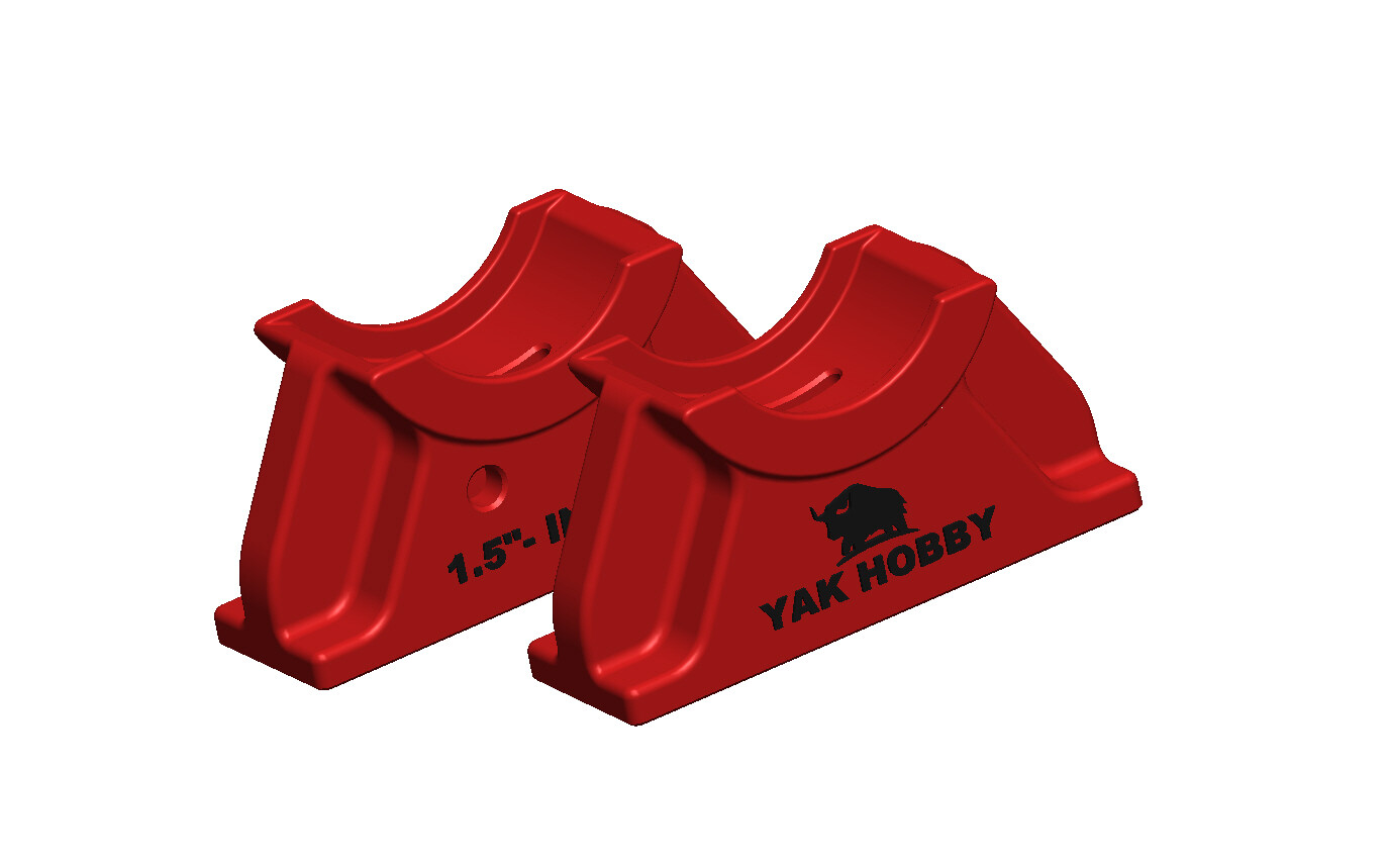YAK Hobby 1.5″ BG Seat Risers – Old Town Topwater Sportsman Predator PDL – RED