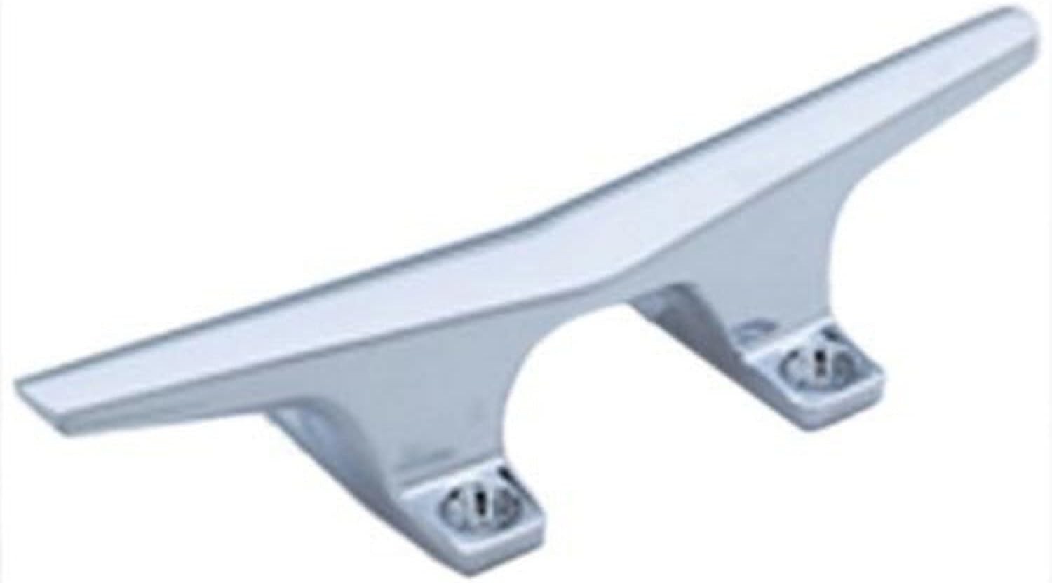 2 Pack 4 1/2 Inch Chrome-Plated Zinc Boat Cleats with #8 Fasteners Hardware
