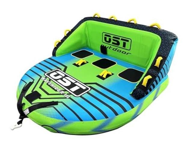 2-4 Person Towable Tubes for Boating, Sofa Style Boat Tube, Water Waverider 3P