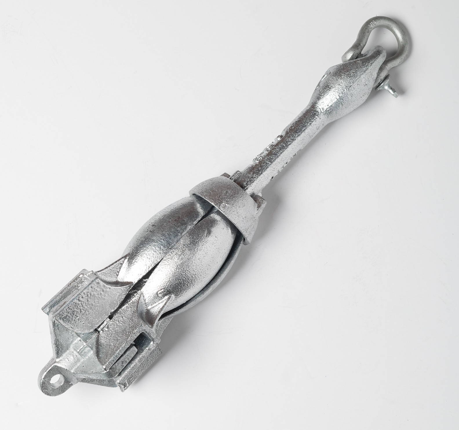 Galvanized Folding Anchor SUP Canoe Kayak Raft Boat Sailboat JetSki Dinghy 3.5lb