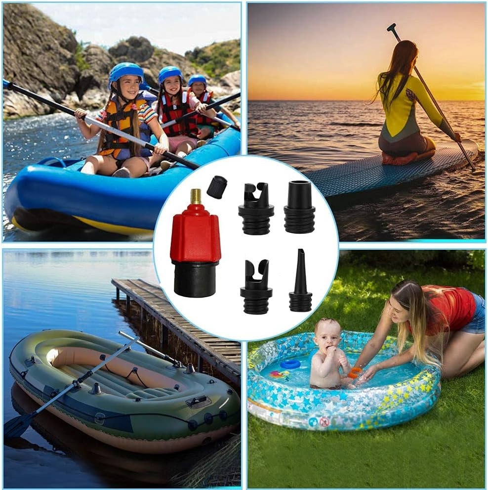 Paddle Board Pump Adapter with 4 Nozzles