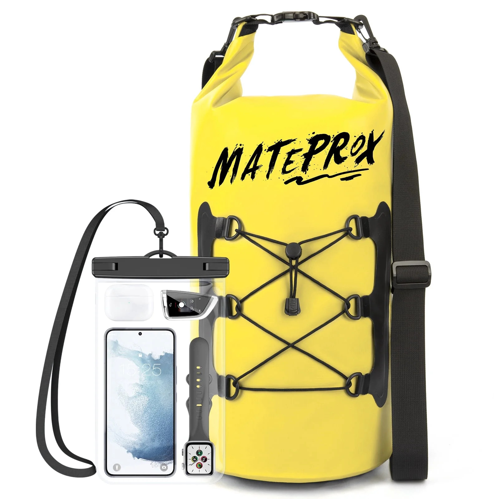 Waterproof Dry Bag, 20L Floating Dry Pouch Beach Bags for Kayaking Boating Rafti