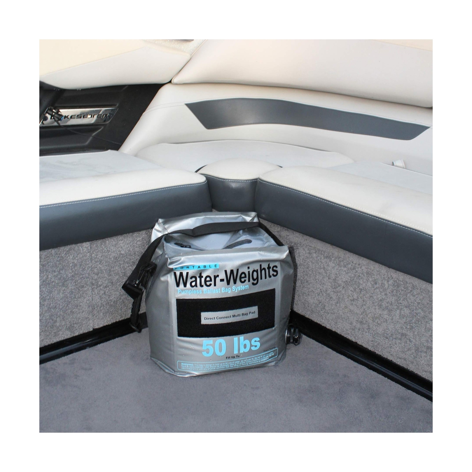 Water-Weights Ballast Bags – Set of 2 – Each Bag Holds 50 Pounds of Lake Wate…