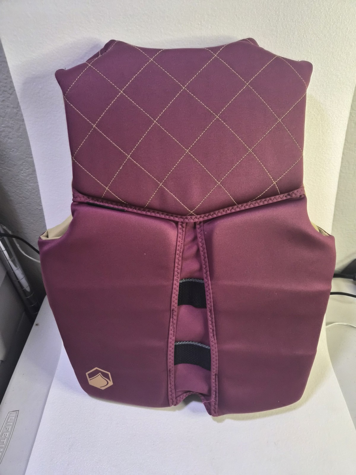 Liquid Force Adult Small Burgundy And Gold Life Vest