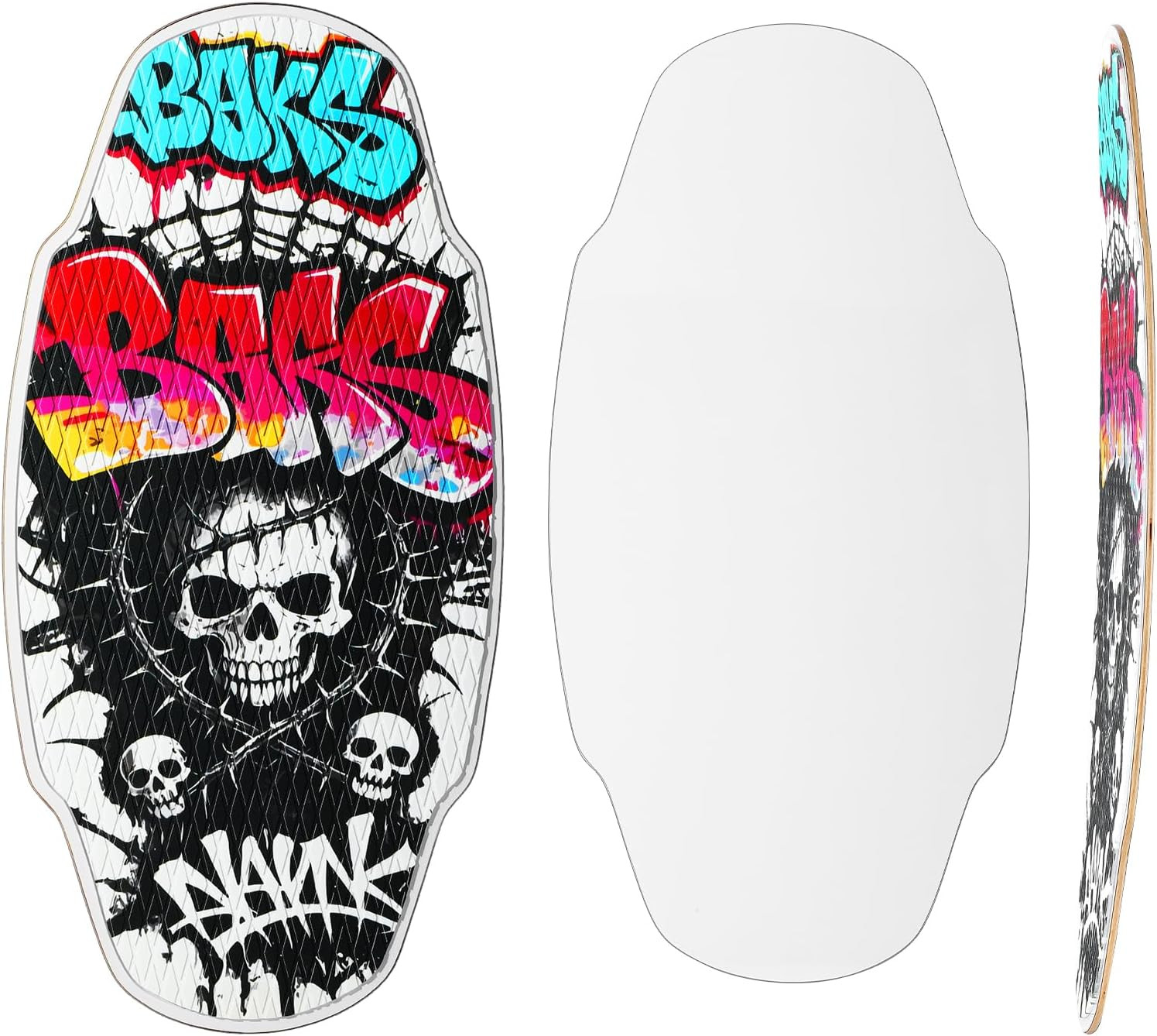 35-Inch Wooden Skimboard for Beginners and Adults | Surface with EVA Non-Slip Co