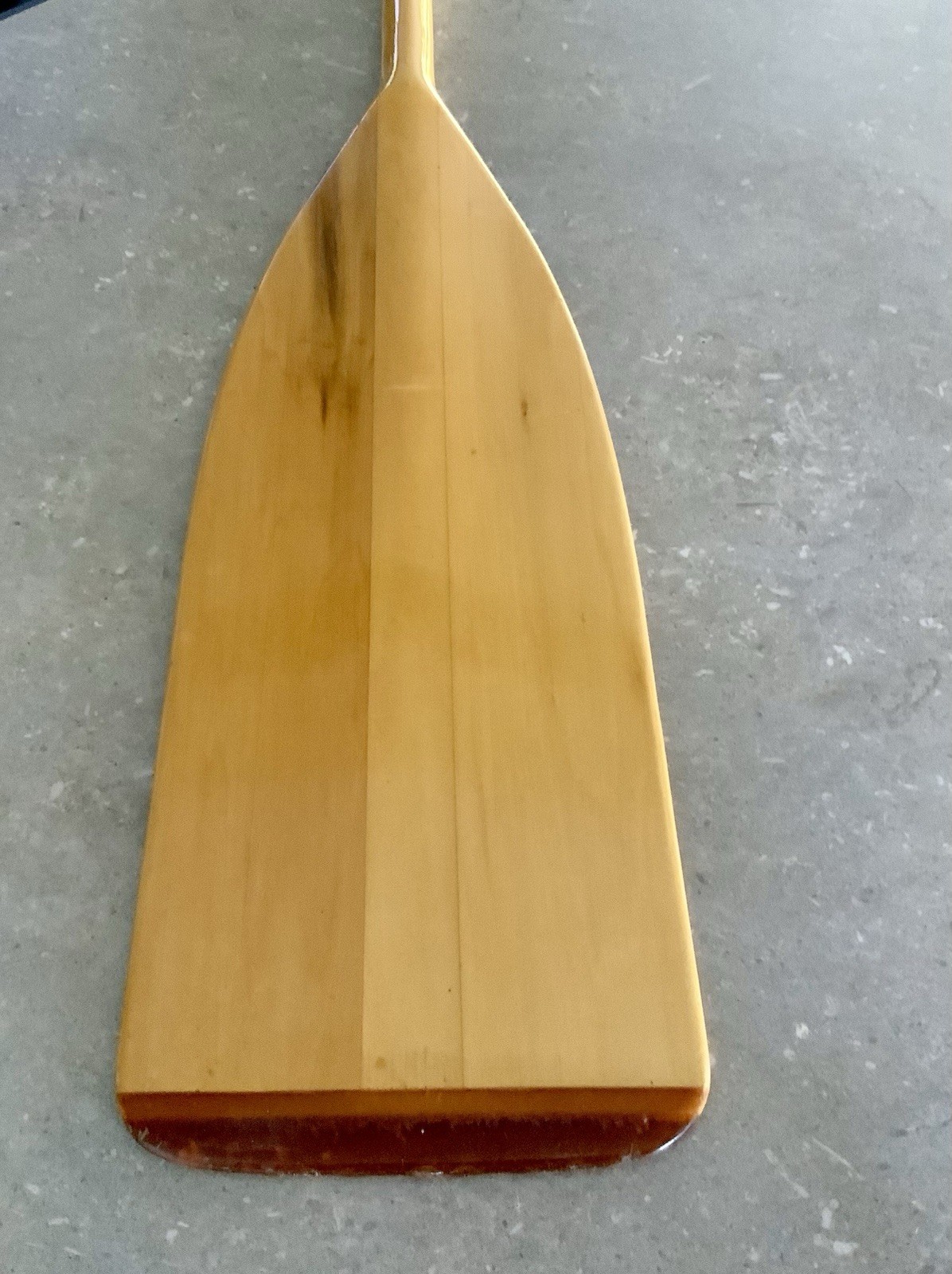 Vintage Old Town Wooden Canoe Paddle 57” Made In Canada Original Stickers