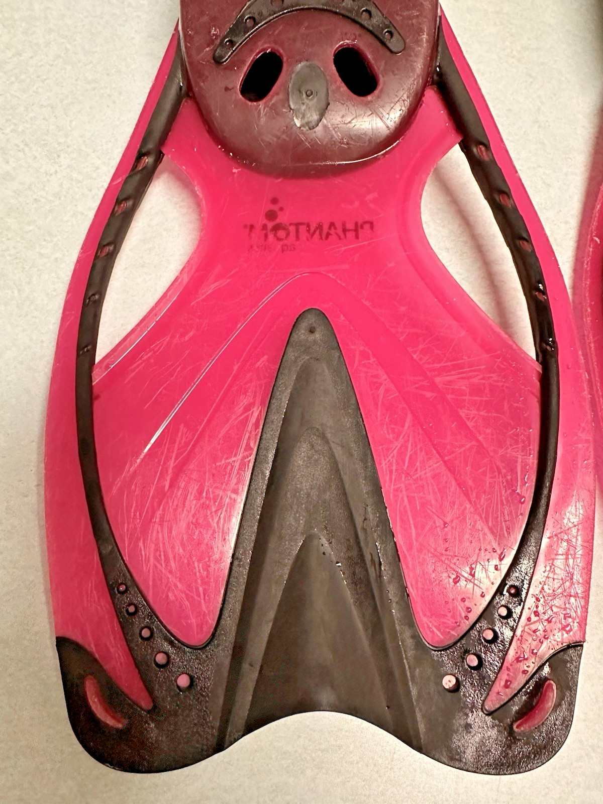 Snorkeling Swim Fins Pink Phantom Aquatics Adjustable ML/XL US 9-1 1/ EU 42-45